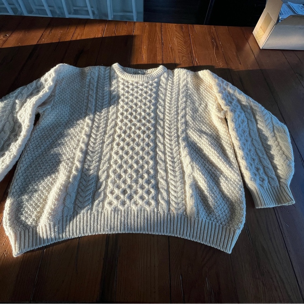 L.L. Bean Irish Fisherman’s Sweater